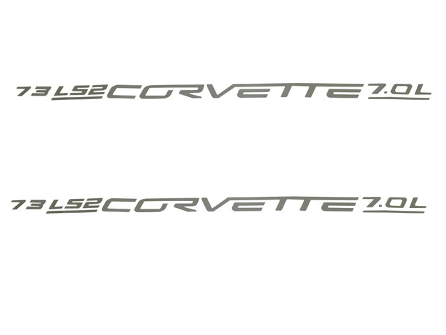 Calcomanías de cubierta de riel de combustible amarillo Corvette 2005-2013 LS2 LS3 LS7 - Imagen 1 de 1